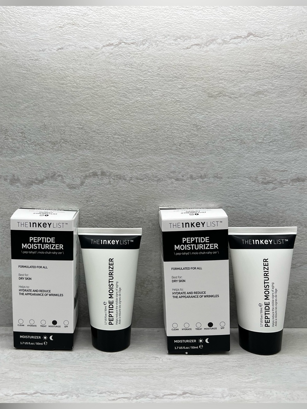 🪅 Two The Inkey List Peptide Moisturizers
